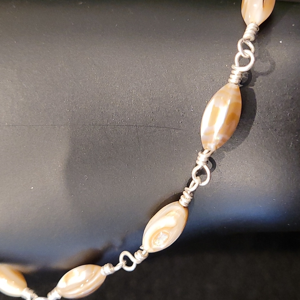 Sterling Silver Shell Bracelet